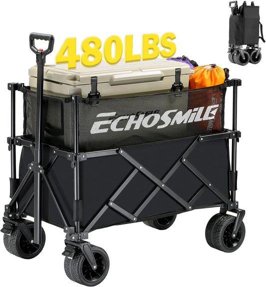 Collapsible Outdoor Utility Wagon Beach Wagon